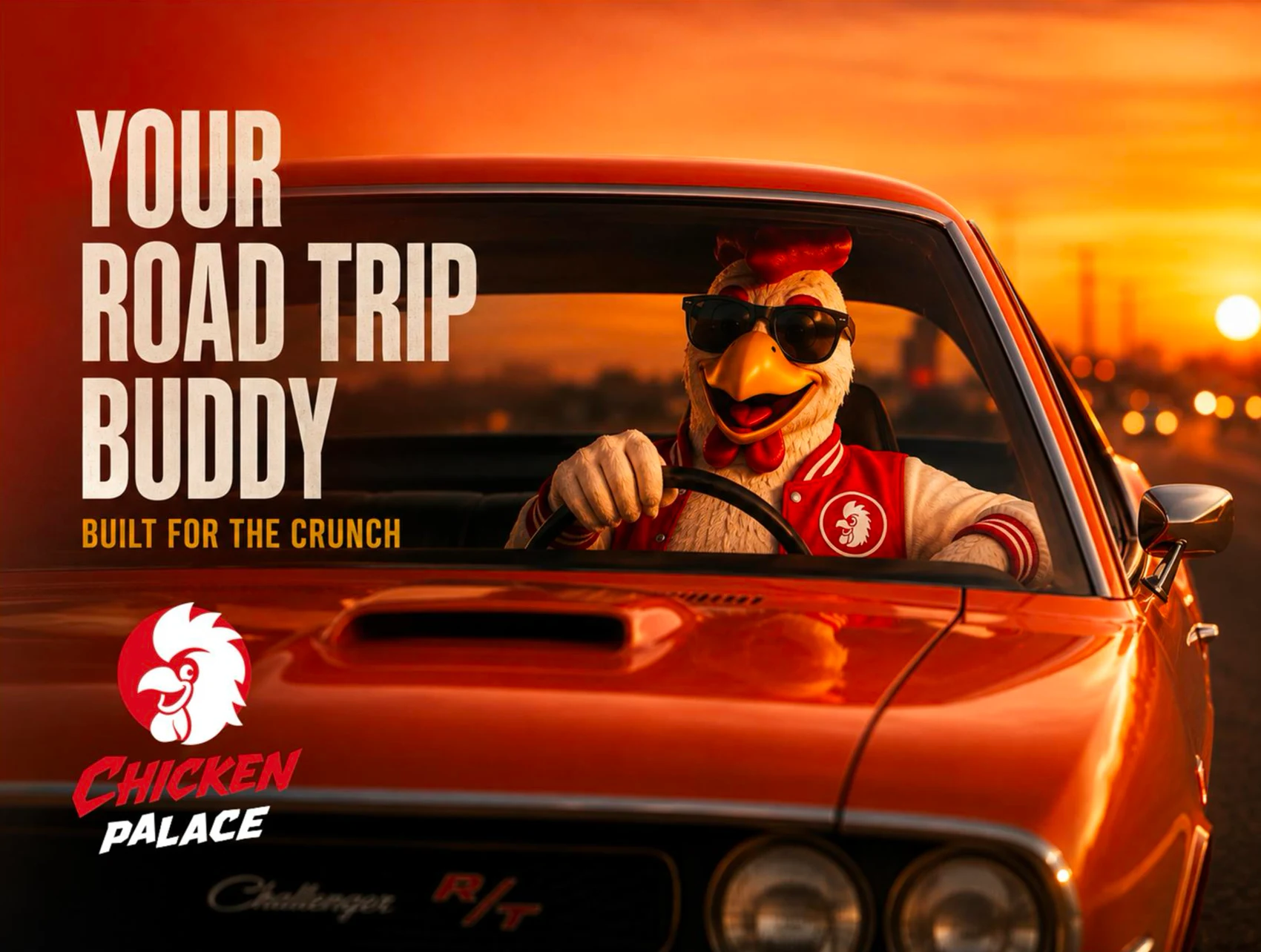 Chicken Palace campaign creative